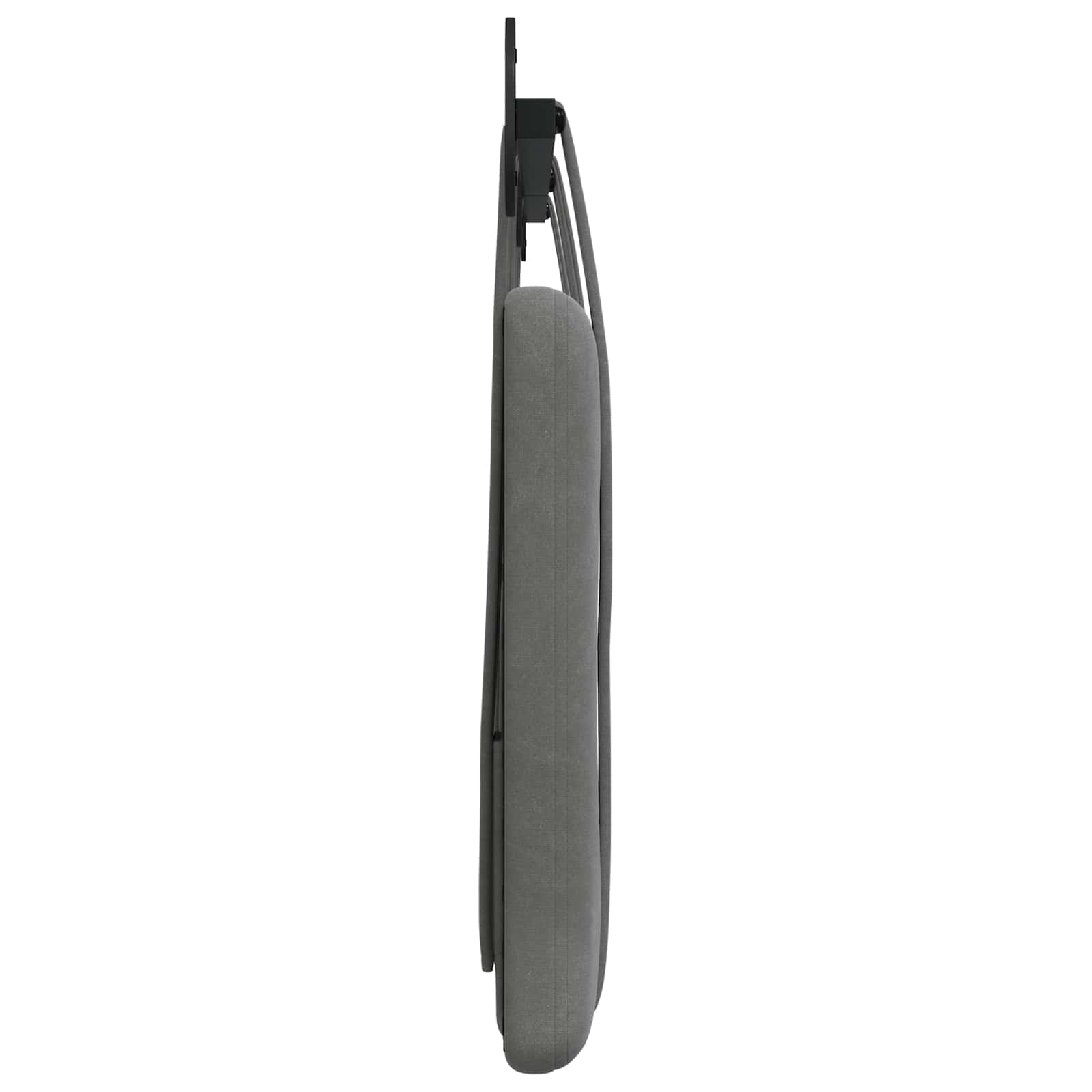 Testata appesa Grigio scuro 210 x 55 x 5 cm Velluto 42031745