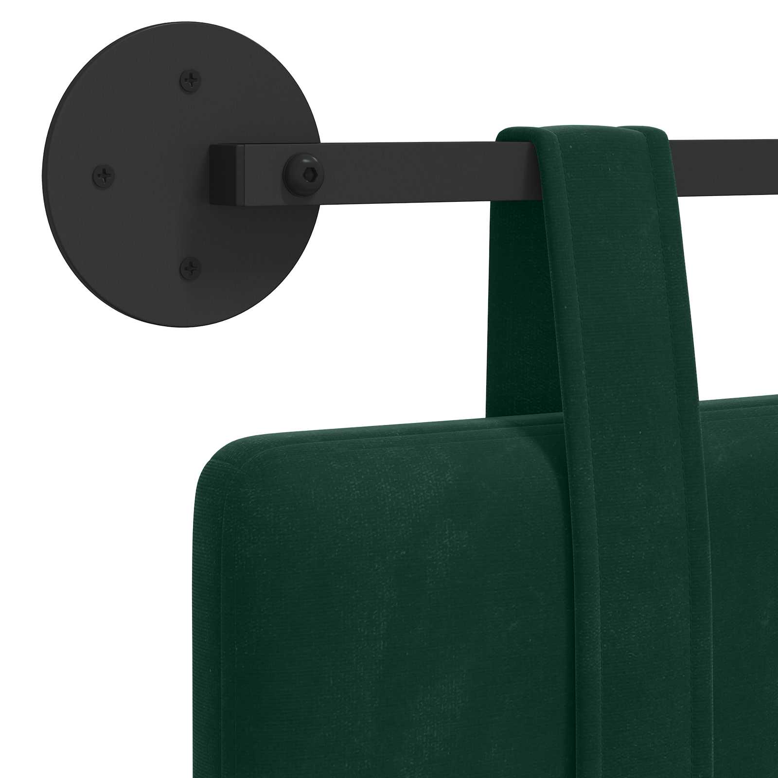 Testata appesa Verde Scuro 210 x 55 x 5 cm Velluto 42031746