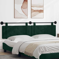 Testata appesa Verde Scuro 210 x 55 x 5 cm Velluto 42031746