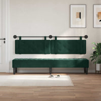 Testata appesa Verde Scuro 210 x 55 x 5 cm Velluto 42031746