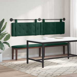 Testata appesa Verde Scuro 210 x 55 x 5 cm Velluto 42031746