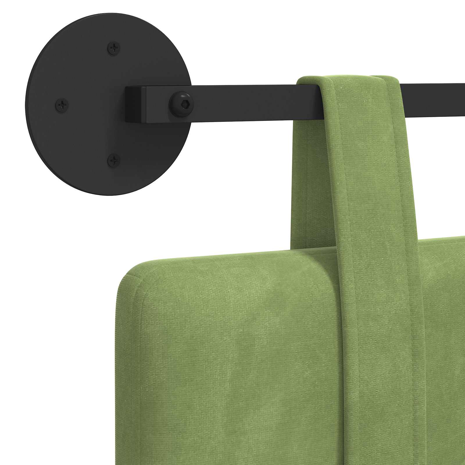 Testata appesa Verde chiaro 210 x 55 x 5 cm Velluto 42031747