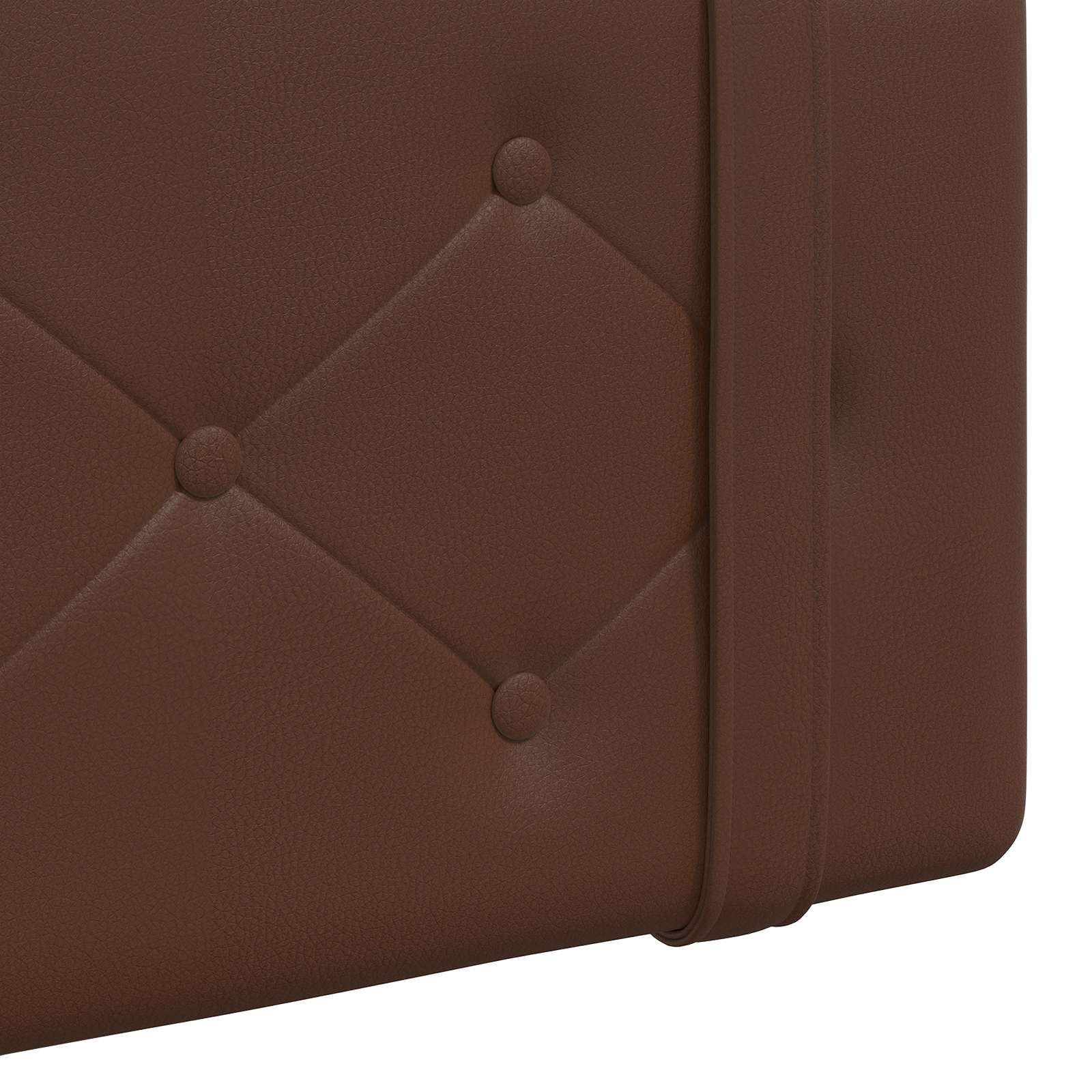 Testiera Montata a Muro 2 pcs Marrone 200 x 5 x 40 cm 42031760