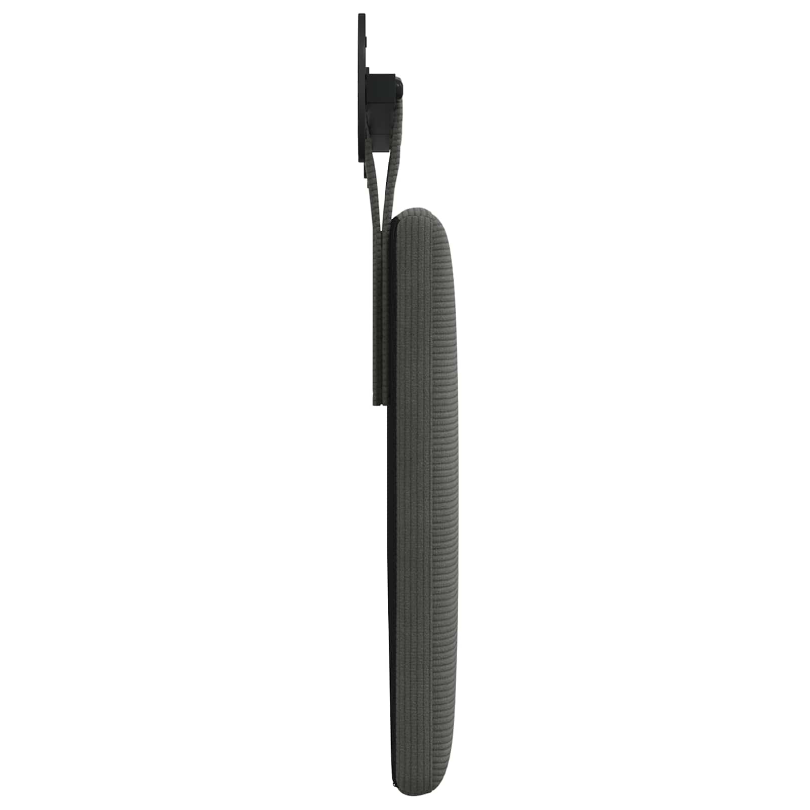 Testata appesa Grigio scuro 150 x 55 x 5 cm Tessuto in Cords 42031808