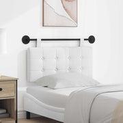 Testata appesa Montaggio a parete Bianco 90 x 40 cm Tessuto 42031874