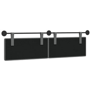 Testata appesa Grigio scuro 170 x 55 x 5 cm Tessuto 42031950
