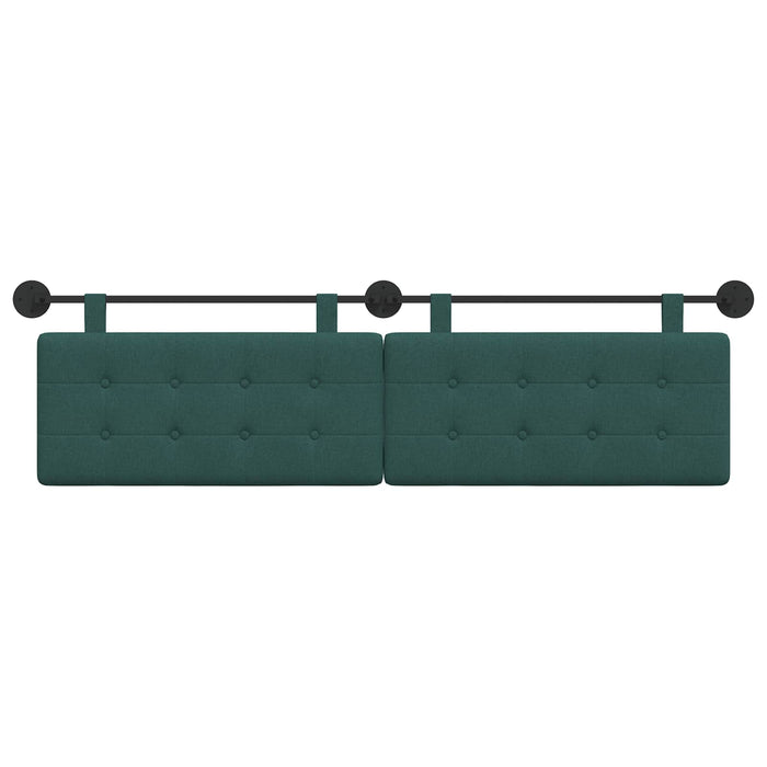 Testata appesa Verde Scuro 170 x 55 x 5 cm Tessuto 42031954