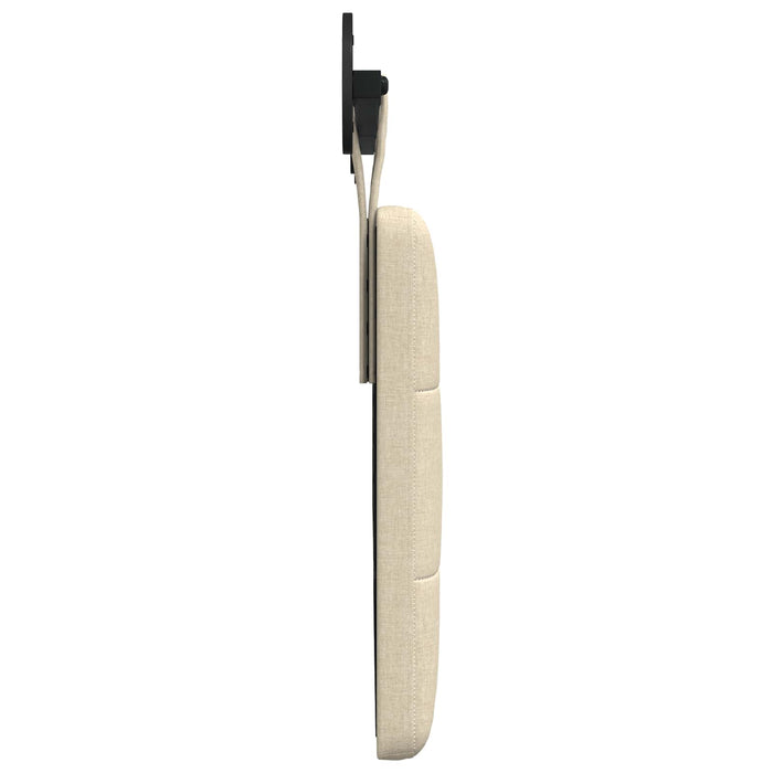 Testata appesa Montaggio a parete 2 pcs Crema Tessuto 42031977