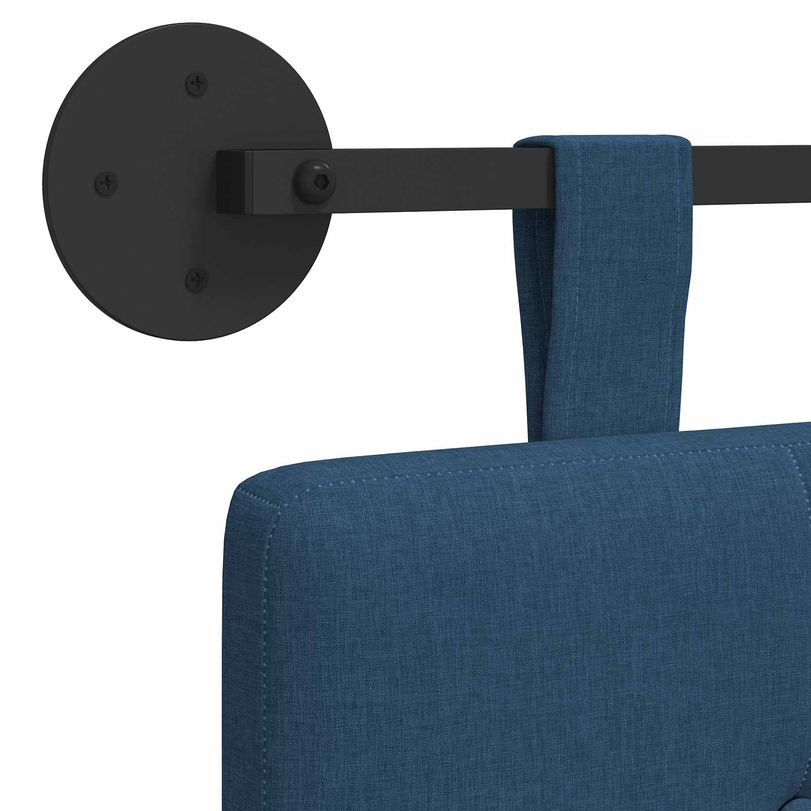 Testata appesa Montaggio a parete Blu 210 x 55 x 5 cm 42031999