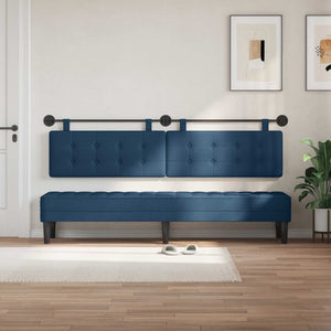 Testata appesa Montaggio a parete Blu 210 x 55 x 5 cm 42031999