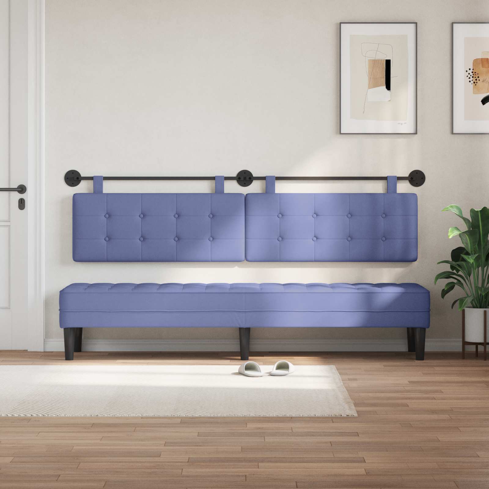 Testata appesa Montaggio a parete Blu jeans 210 x 55 x 5 cm 42032002