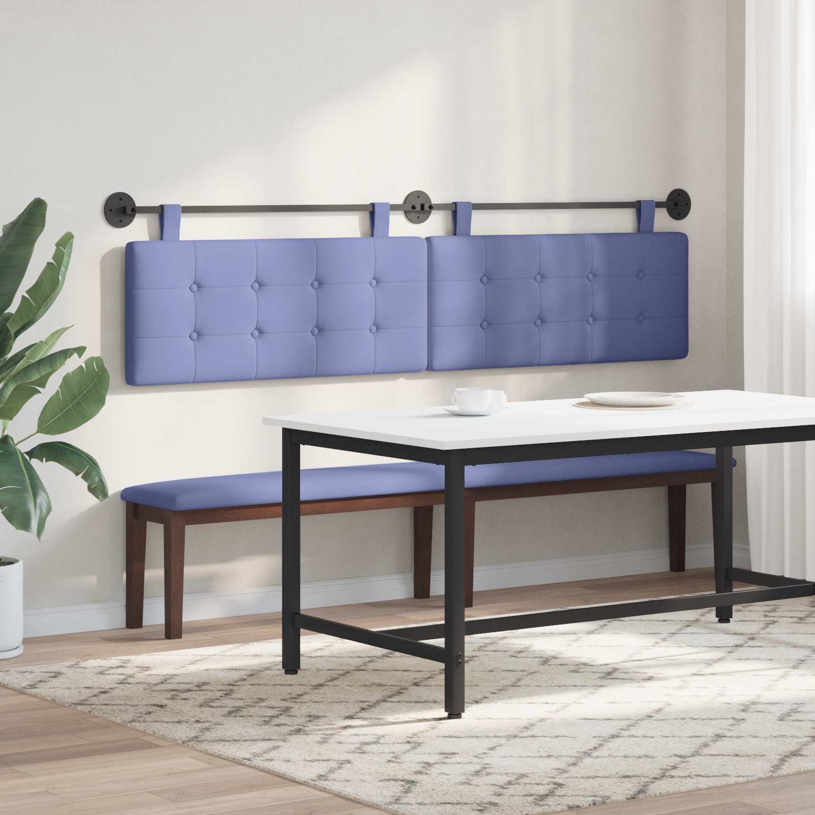 Testata appesa Montaggio a parete Blu jeans 210 x 55 x 5 cm 42032002