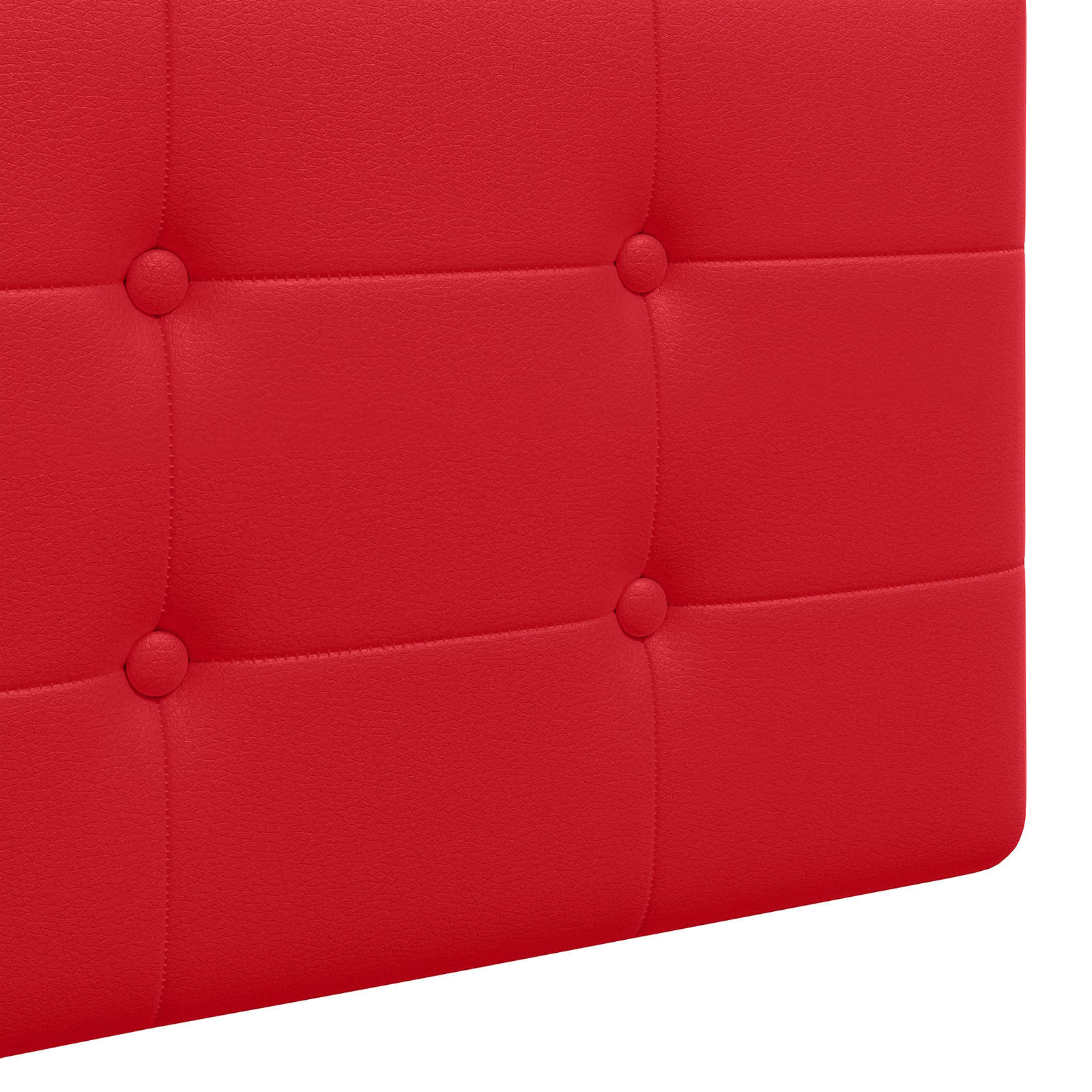 Testata appesa Rosso 210 x 55 x 5 cm Pelle Sintetica 42032007