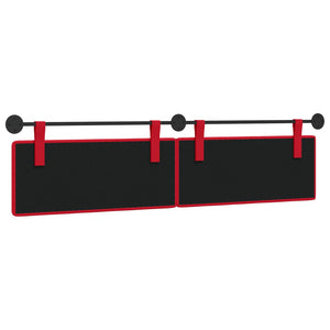 Testata appesa Rosso 210 x 55 x 5 cm Pelle Sintetica 42032007
