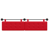 Testata appesa Rosso 210 x 55 x 5 cm Pelle Sintetica 42032007