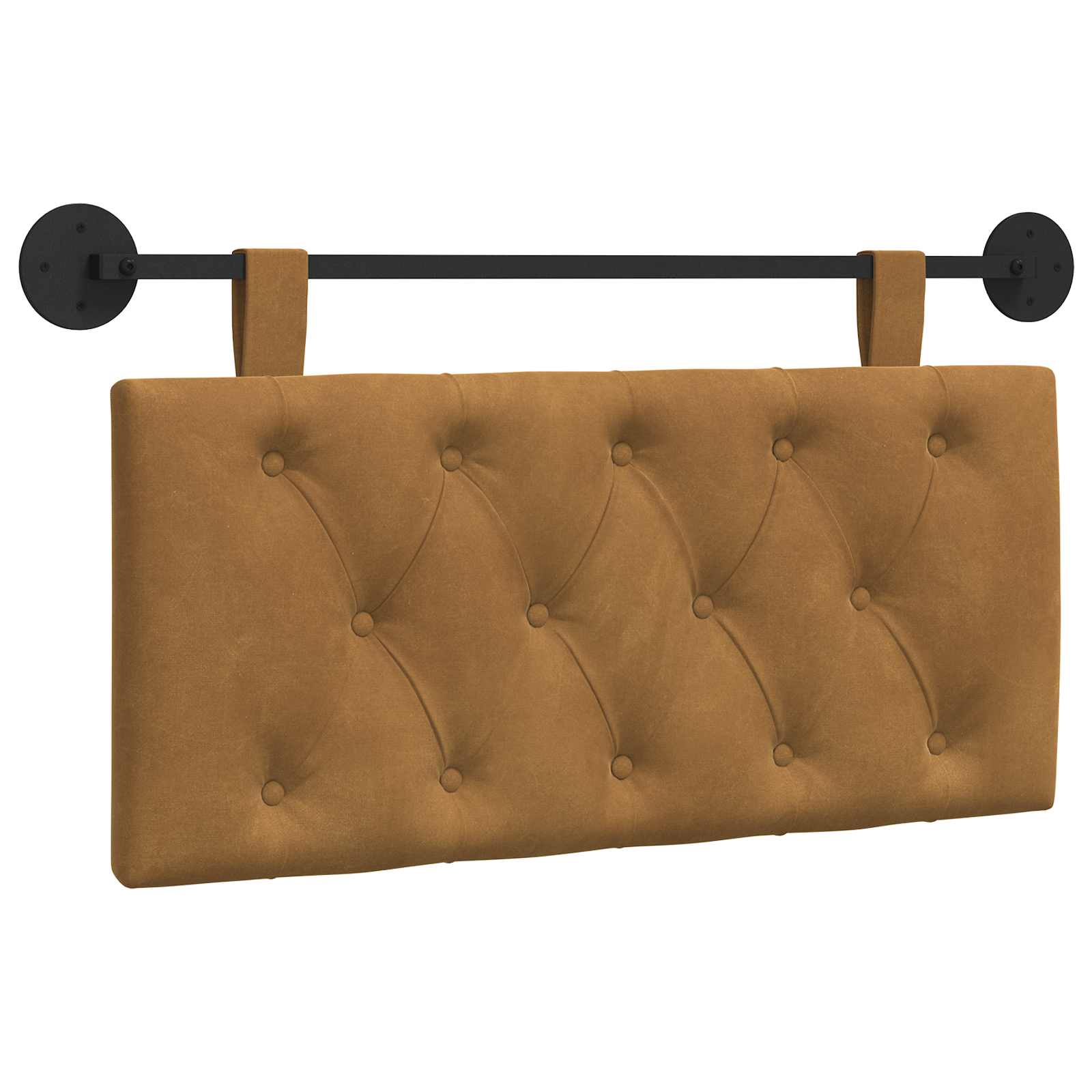 Testata appesa Marrone 90 x 55 x 7 cm Velluto 42032032