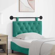 Testata appesa Turchese 90 x 55 x 7 cm Velluto 42032035