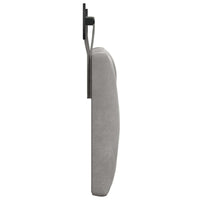 Testata appesa Grigio chiaro 100 x 55 x 7 cm Velluto 42032052