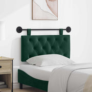 Testata appesa Verde Scuro 100 x 55 x 7 cm Velluto 42032054