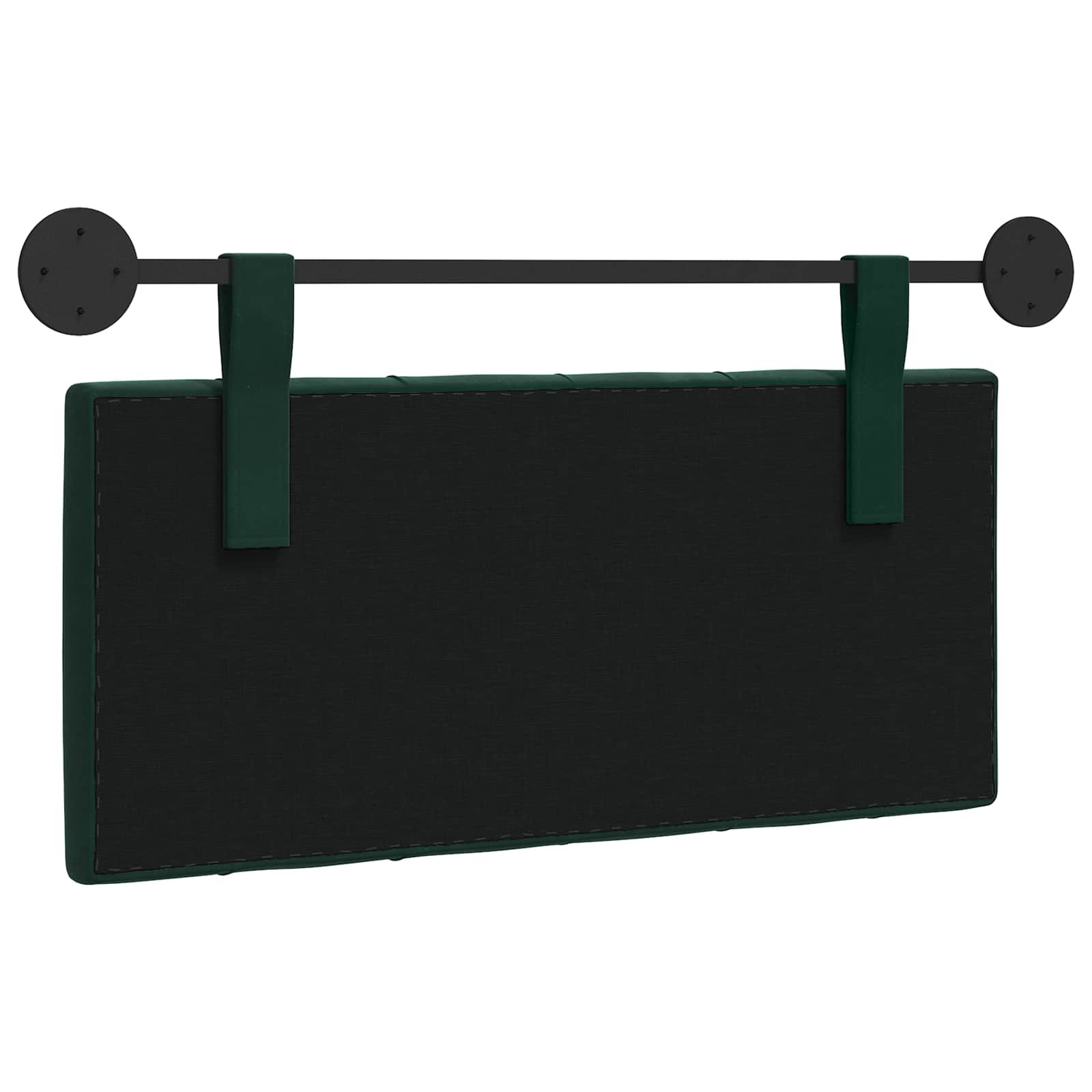 Testata appesa Verde Scuro 100 x 55 x 7 cm Velluto 42032054