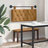 Testata appesa Marrone 110 x 55 x 7 cm Velluto 42032088