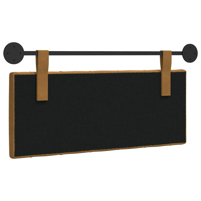 Testata appesa Marrone 110 x 55 x 7 cm Velluto 42032088
