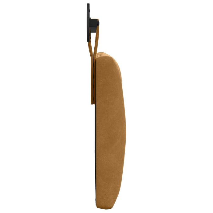 Testata appesa Marrone 110 x 55 x 7 cm Velluto 42032088