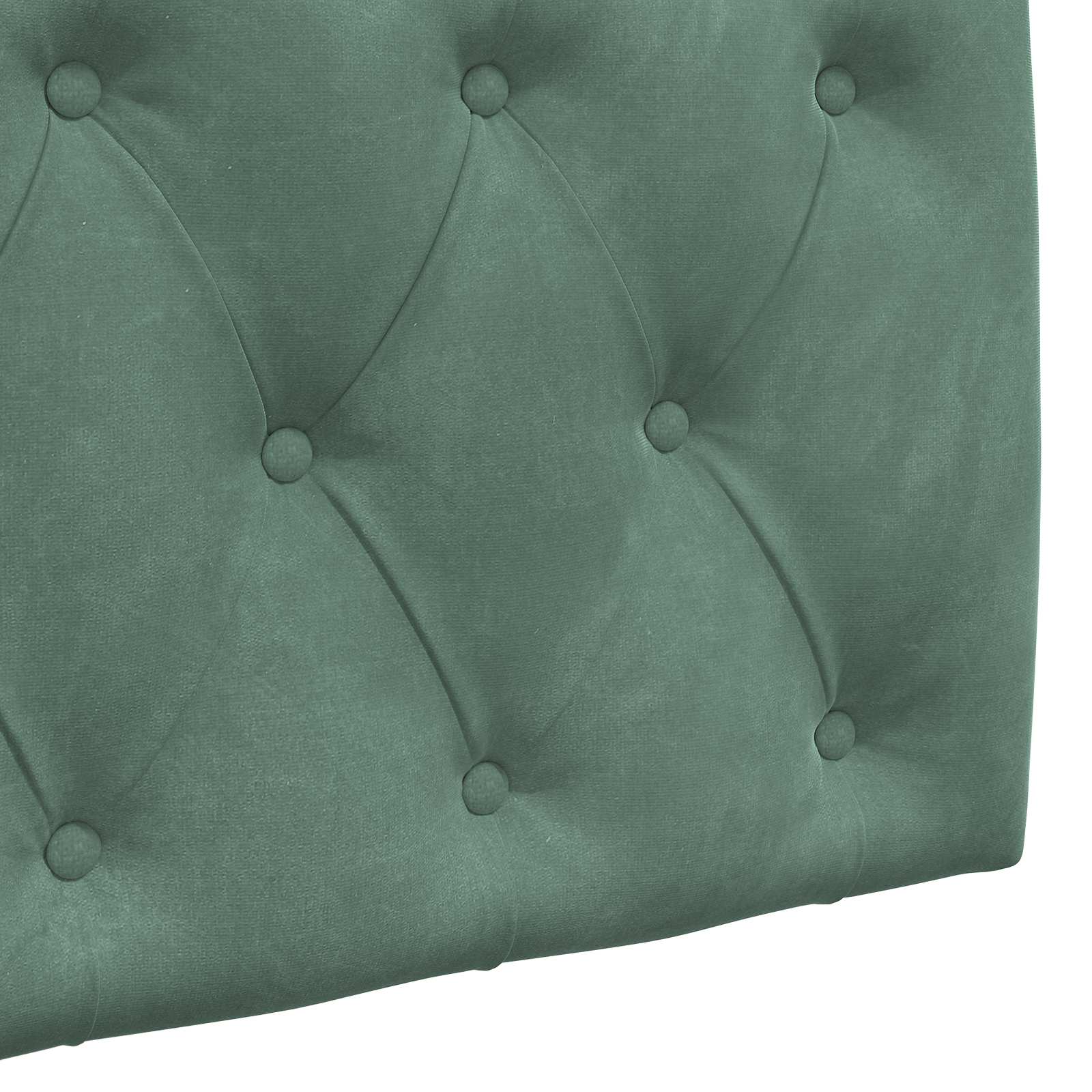 Testata appesa Verde Mare 110 x 55 x 7 cm Velluto 42032092