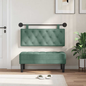Testata appesa Verde Mare 110 x 55 x 7 cm Velluto 42032092