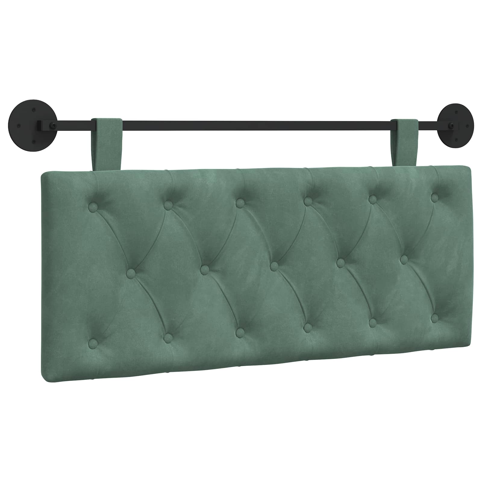 Testata appesa Verde Mare 110 x 55 x 7 cm Velluto 42032092