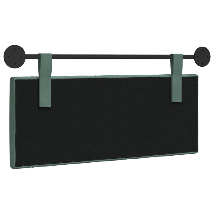 Testata appesa Verde Mare 110 x 55 x 7 cm Velluto 42032092