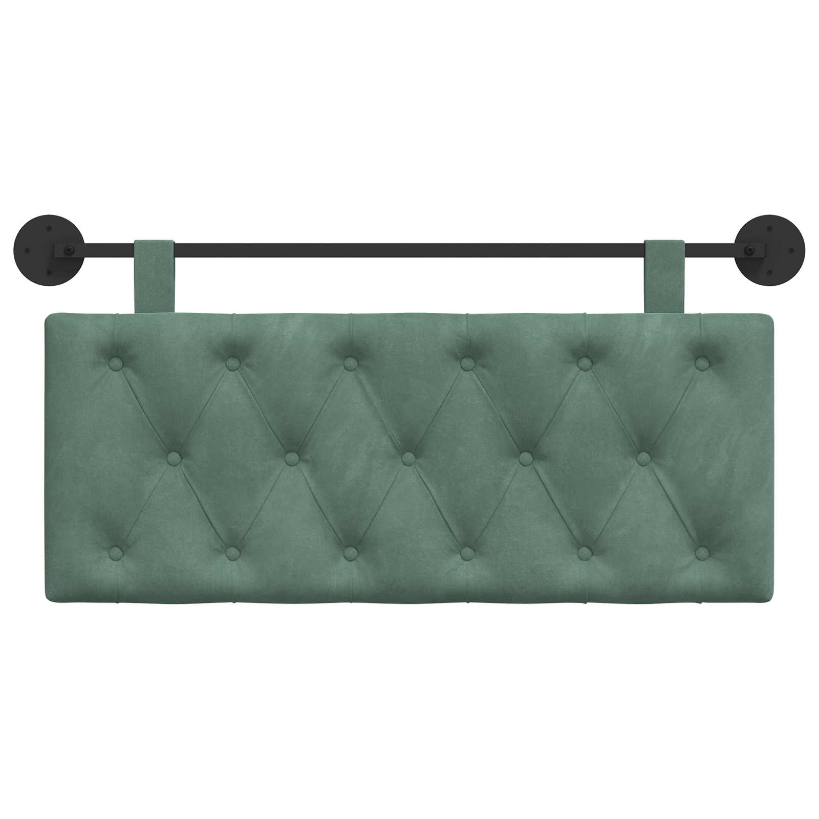 Testata appesa Verde Mare 110 x 55 x 7 cm Velluto 42032092