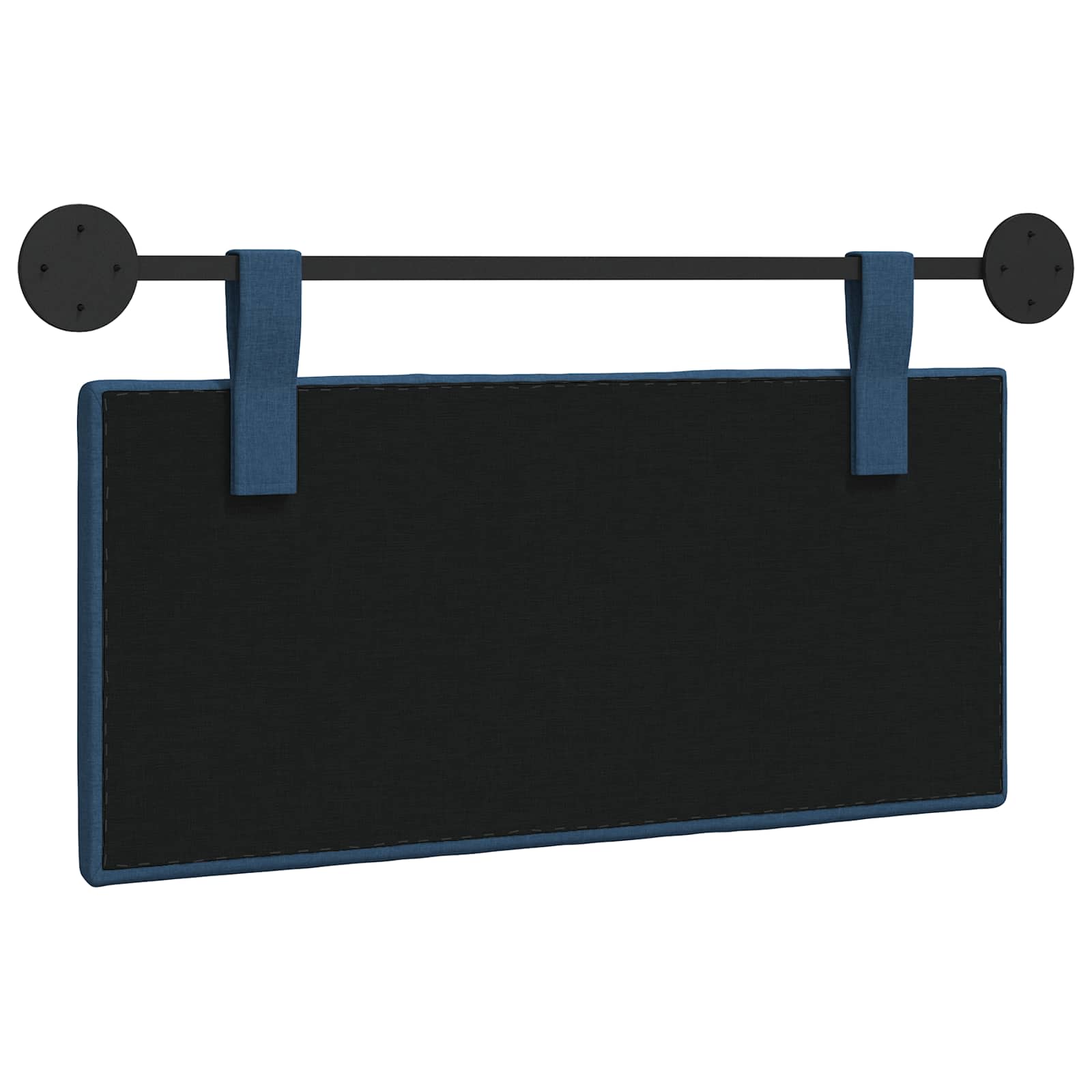 Testata appesa Montaggio a parete Blu 100 x 55 x 5 cm Tessuto 42032257