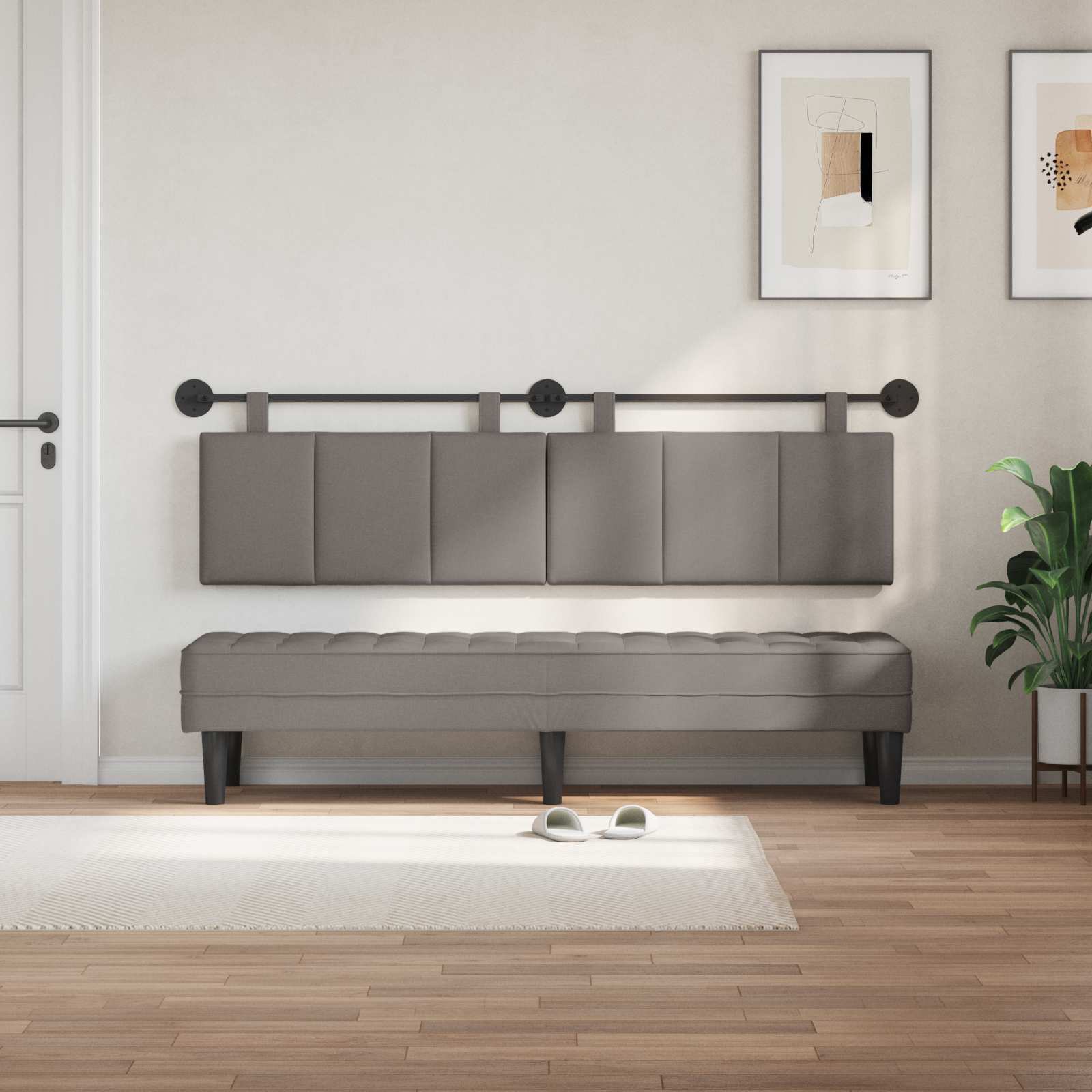 Testata appesa Montaggio a parete Talpa 170 x 55 x 5 cm Tessuto 42032307
