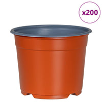 Vaso per Fiori 200 pcs Ceramica Ø 15 x 12.5 cm Plastica 42029486