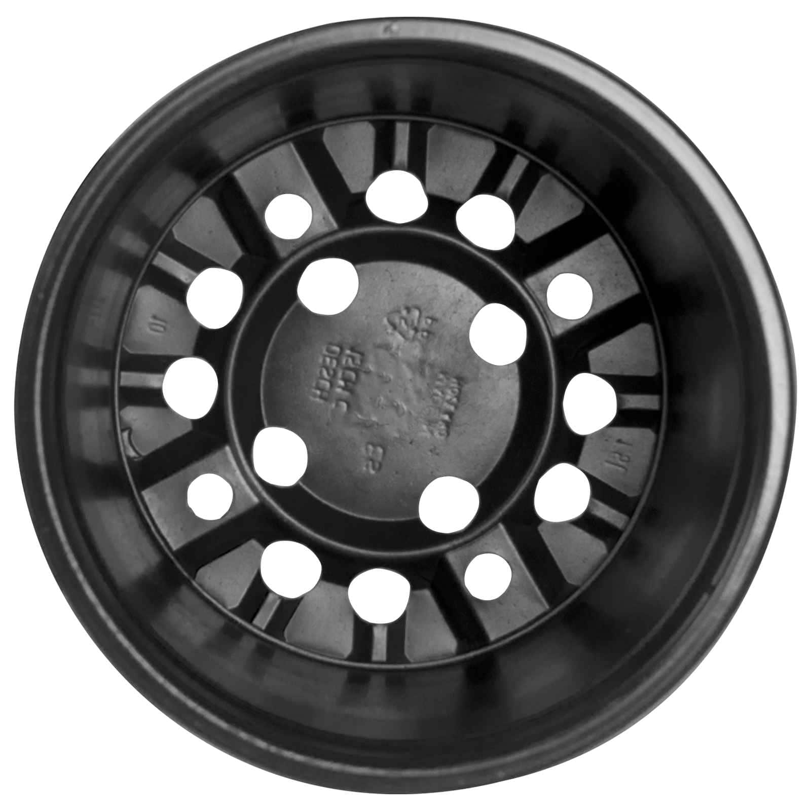 Vaso per Fiori 50 pcs Nero Ø 15 x 12.5 cm Plastica 42029493