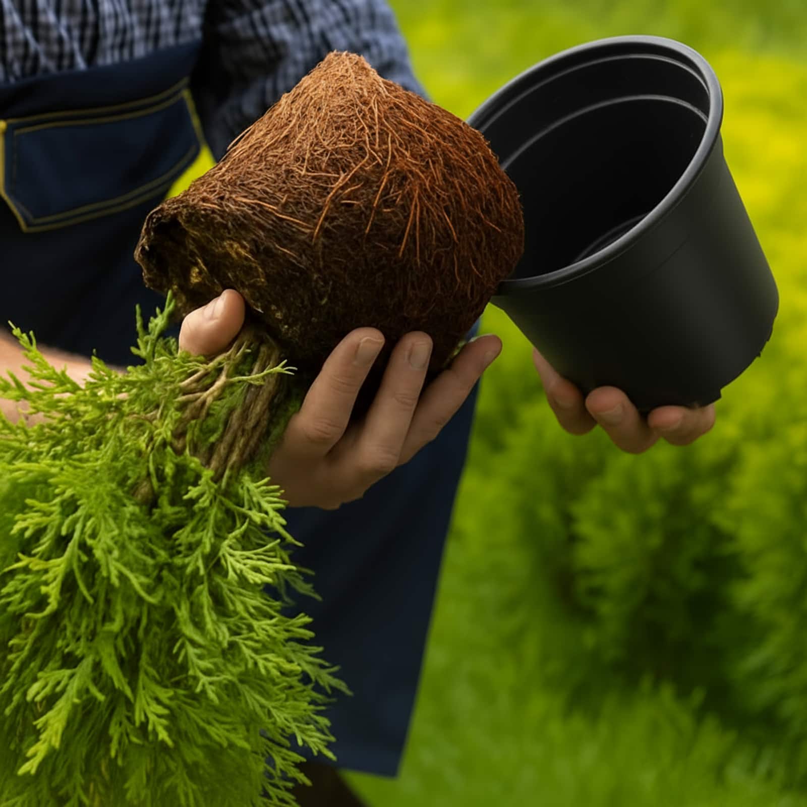 Vaso per Fiori 100 pcs Nero Ø 15 x 12.5 cm Plastica 42029494