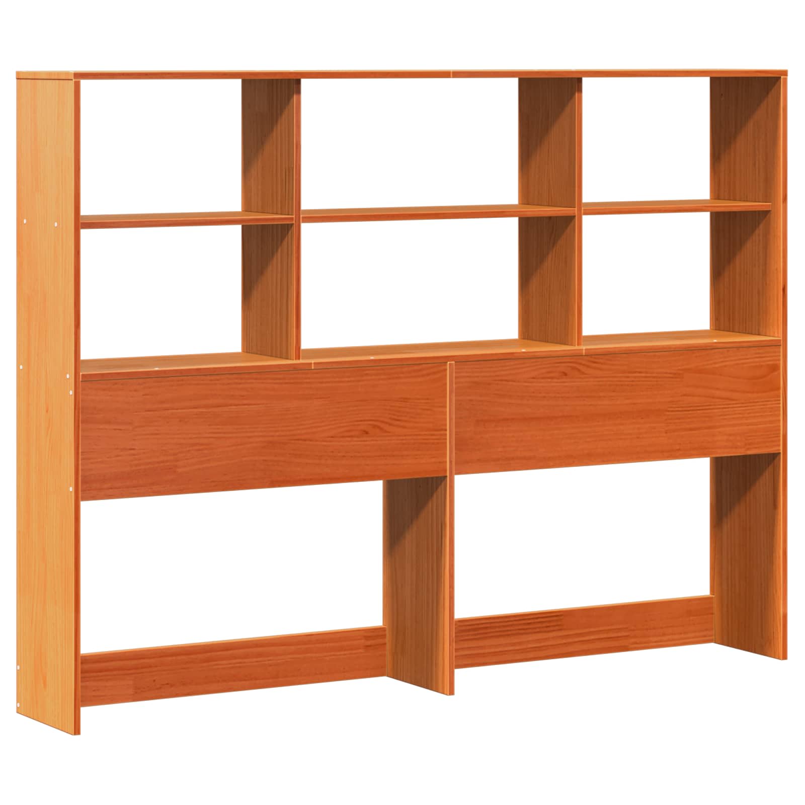 Libreria Struttura Letto Marrone cerato 150 x 200 cm 3422700