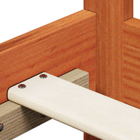 Set di Letto per il Giorno 3 pcs Marrone cerato Pino massello 3422706