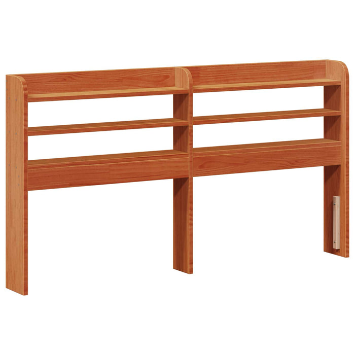 Struttura del letto 2 pcs Marrone cerato Legno di Pino Massello 3422727