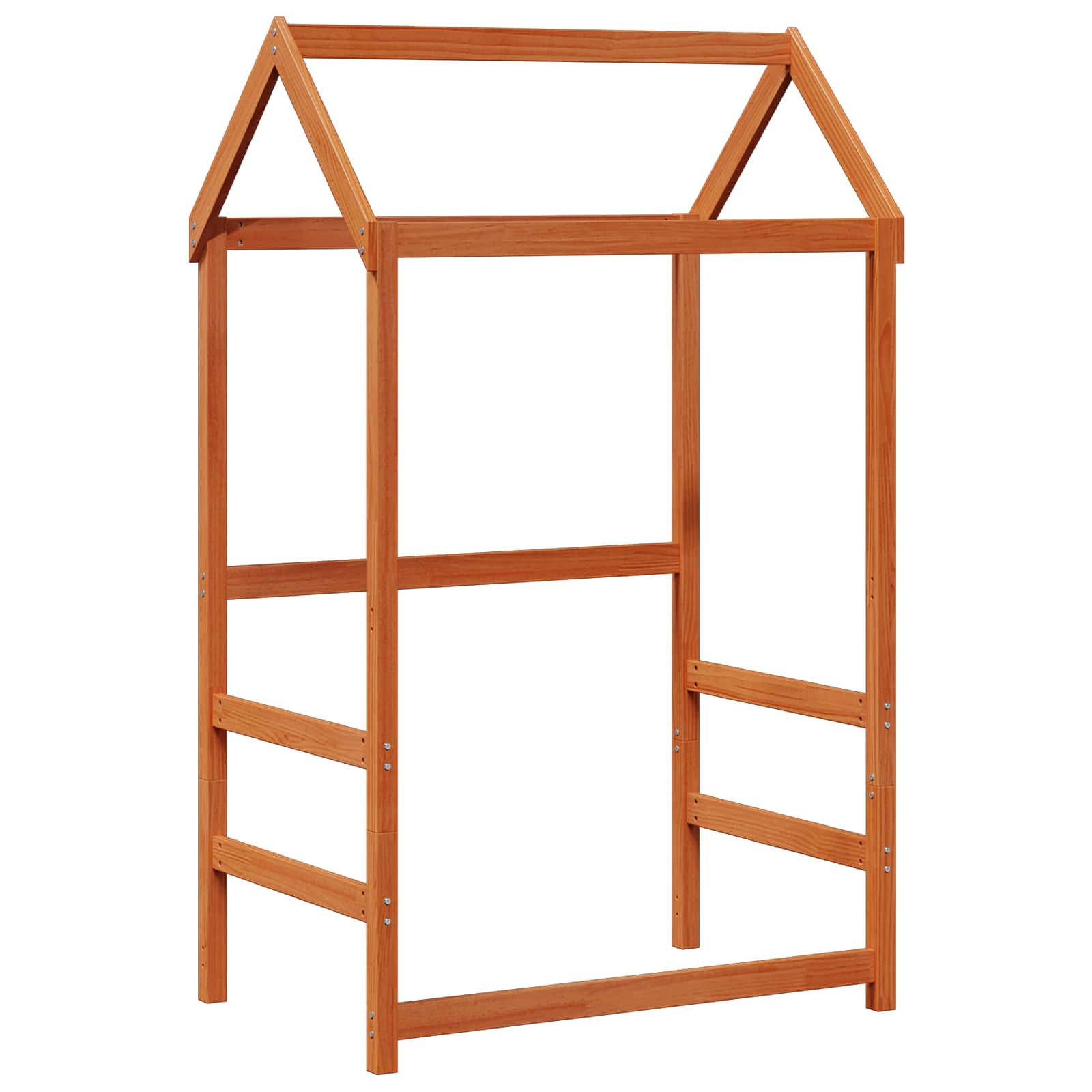 Set di Letto per il Giorno 2 pcs Marrone cerato Pino massello 3422768