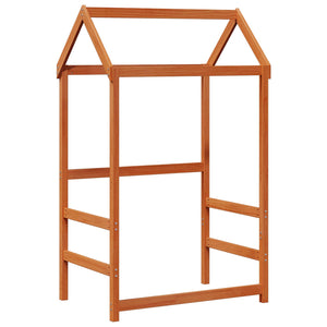 Set di Letto per il Giorno 2 pcs Marrone cerato Pino massello 3422768