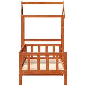 Set di Letto per il Giorno 2 pcs Marrone cerato Pino massello 3422768