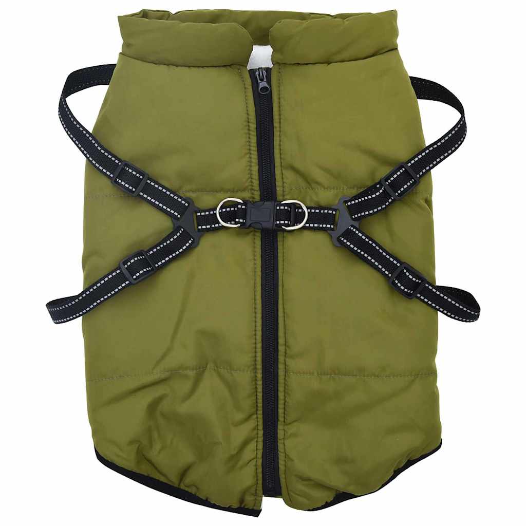 Cappotto per Cani Verde militare 4XL Pile e Poliestere 3422517