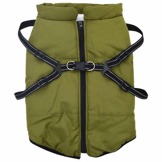 Cappotto per Cani Verde militare 4XL Pile e Poliestere 3422517