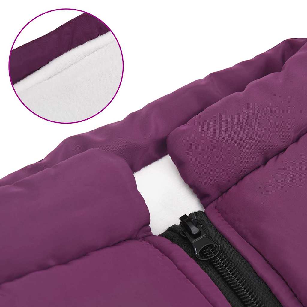 Cappotto per Cani con imbracatura Viola 3XL Pile e Poliestere 3422525