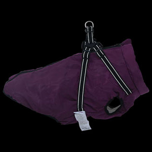 Cappotto per Cani con imbracatura Viola 4XL Pile e Poliestere 3422526