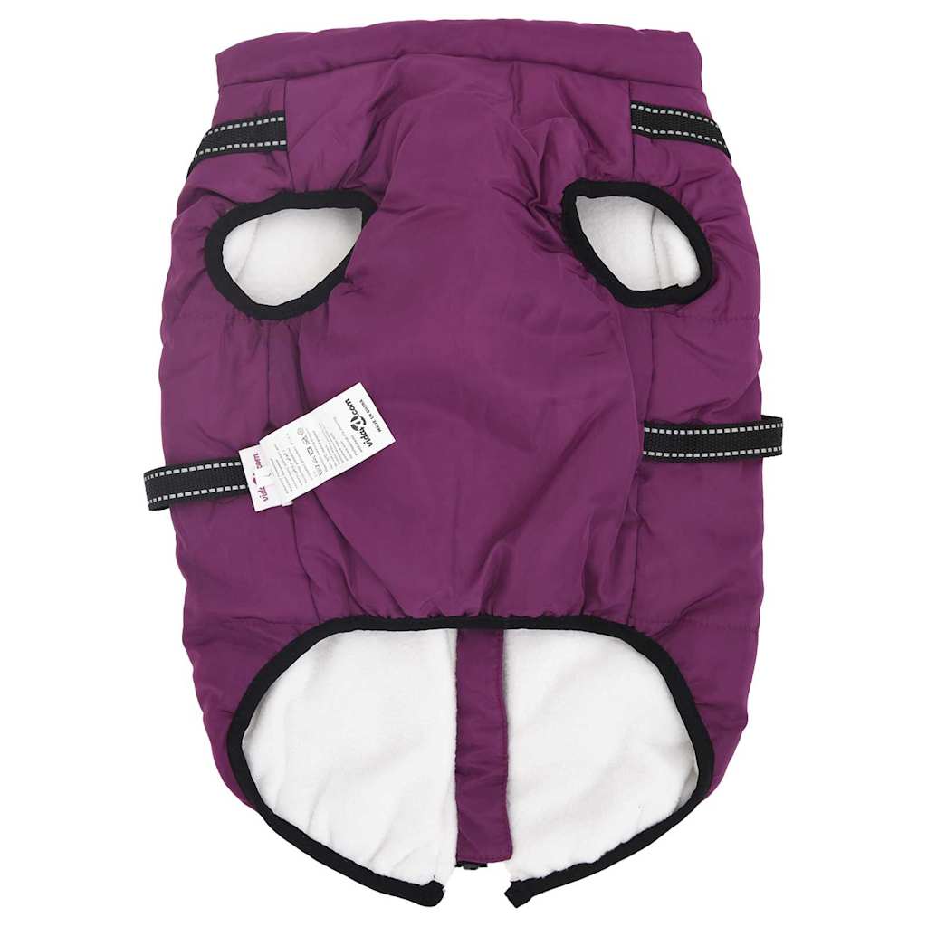 Cappotto per Cani con imbracatura Viola 5XL Pile e Poliestere 3422527