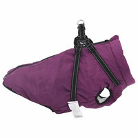 Cappotto per Cani con imbracatura Viola 6XL Pile e Poliestere 3422528