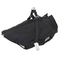 Cappotto per Cani con imbracatura Nero 5XL Pile e Poliestere 3422536